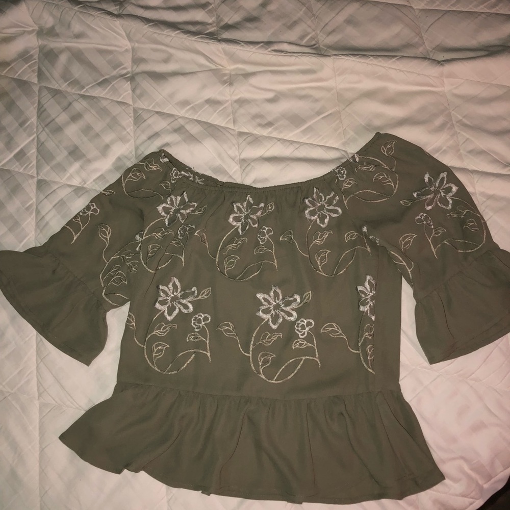 olive green Blouse